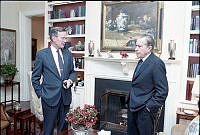 Vice President Bush Meets with President Nixon