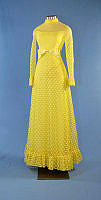 Mrs. Ford's Lemon-Yellow Chiffon Gown