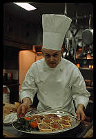 Food Preparations in White House Kitchen