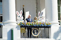 President and Dr. Biden Greet Guests at the 2023 Easter Egg Roll