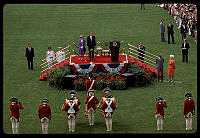 Old Guard Fife and Drum Corps Perform for Queen Elizabeth II