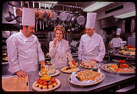 Mrs. Reagan with White House Chefs