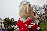 The Racing Presidents Attend the 2018 Easter Egg Roll