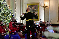U.S. Marine Band Performs for 2021 Press Preview, Biden Administration