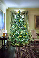 2022 Vermeil Room Holiday Decorations, Biden Administration