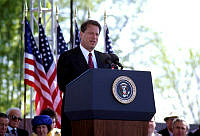 Vice President Gore Speaks at Roosevelt Memorial Dedication