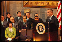 President Johnson Speaks at Voting Rights Act Ceremony