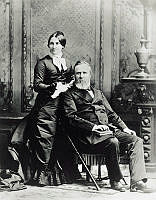 Rutherford and Lucy Hayes