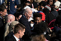 President Biden Greets Guests at 2022 Turkey Pardon