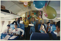Mrs. Nixon Celebrates Her Birthday Aboard Air Force One