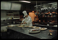 Food Preparations in White House Kitchen